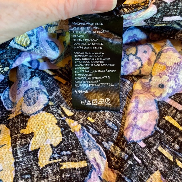 ✨Free People Linen & Viscose Ruffle Sleeveless V Back Dress/Tunic✨ - Picture 8 of 11